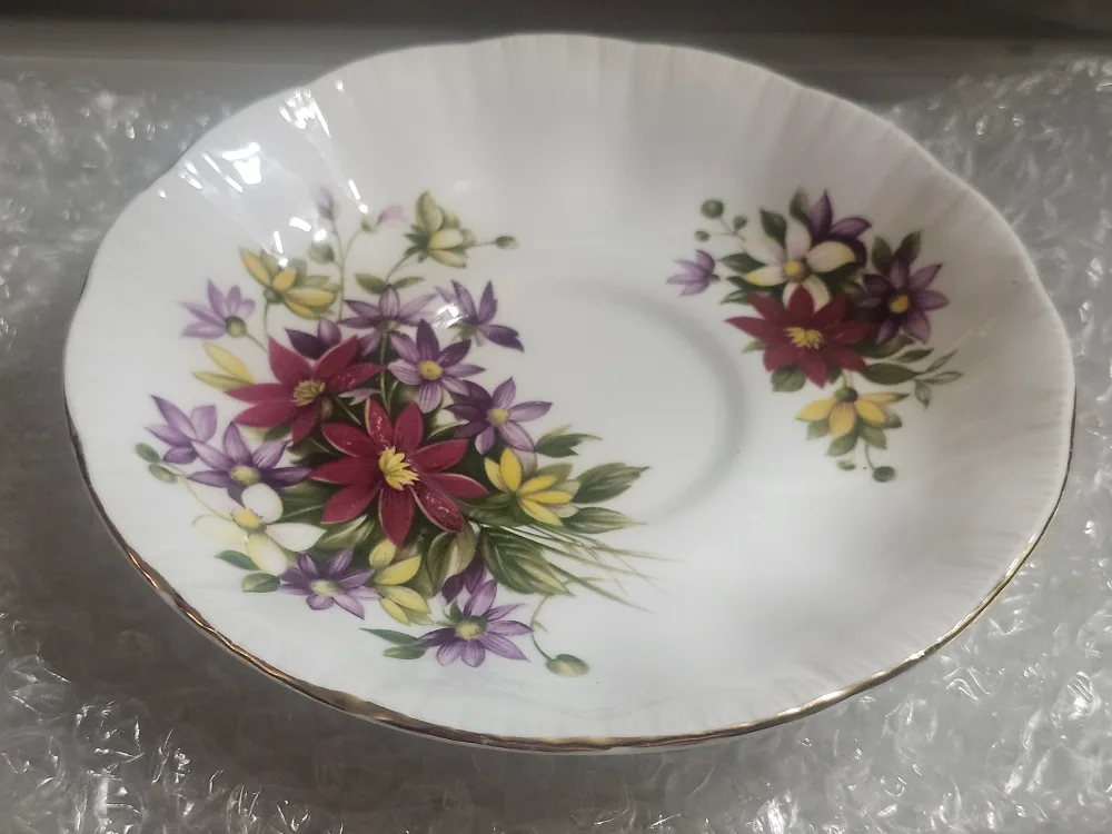 Paragon Fine Bone China Flower Festival Saucer thumbnail