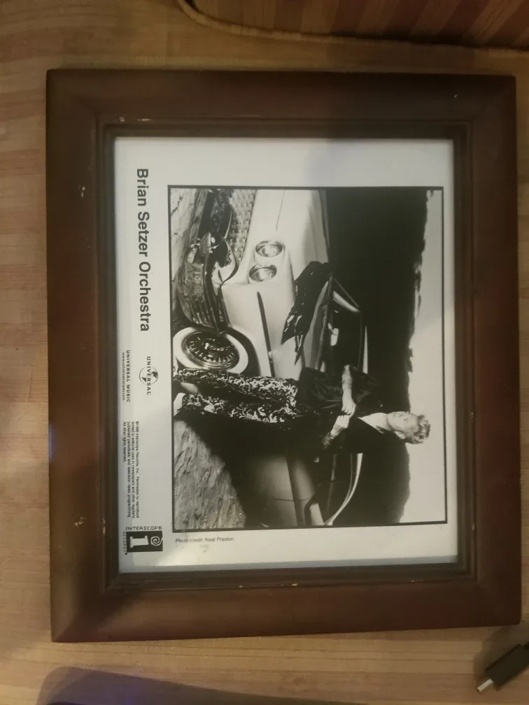 Brian Setzer Orchestra Framed Photo thumbnail