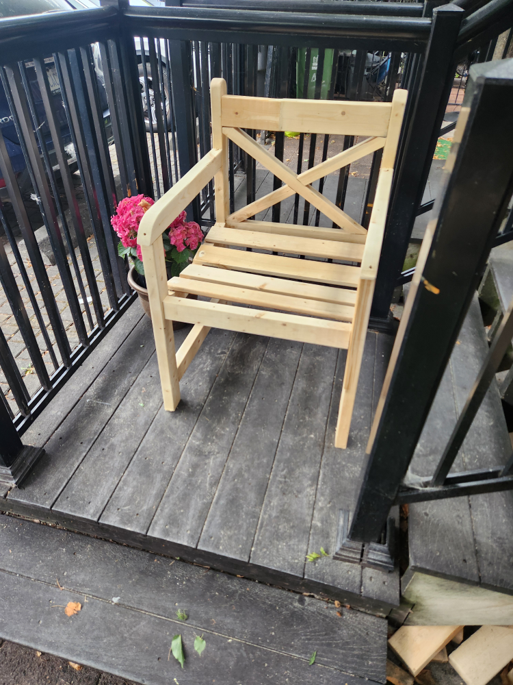 Custom Rustic Patio Chair - photo 3