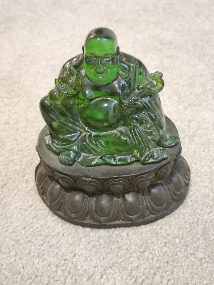 Green Buddha Statue