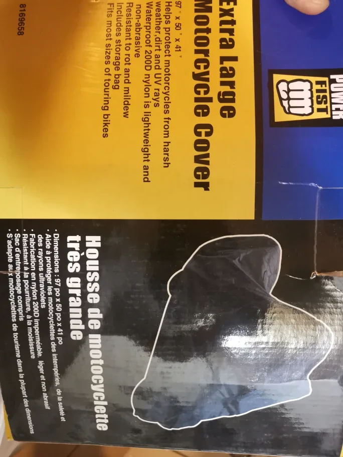Power Fist XL Motorcycle Cover - New thumbnail