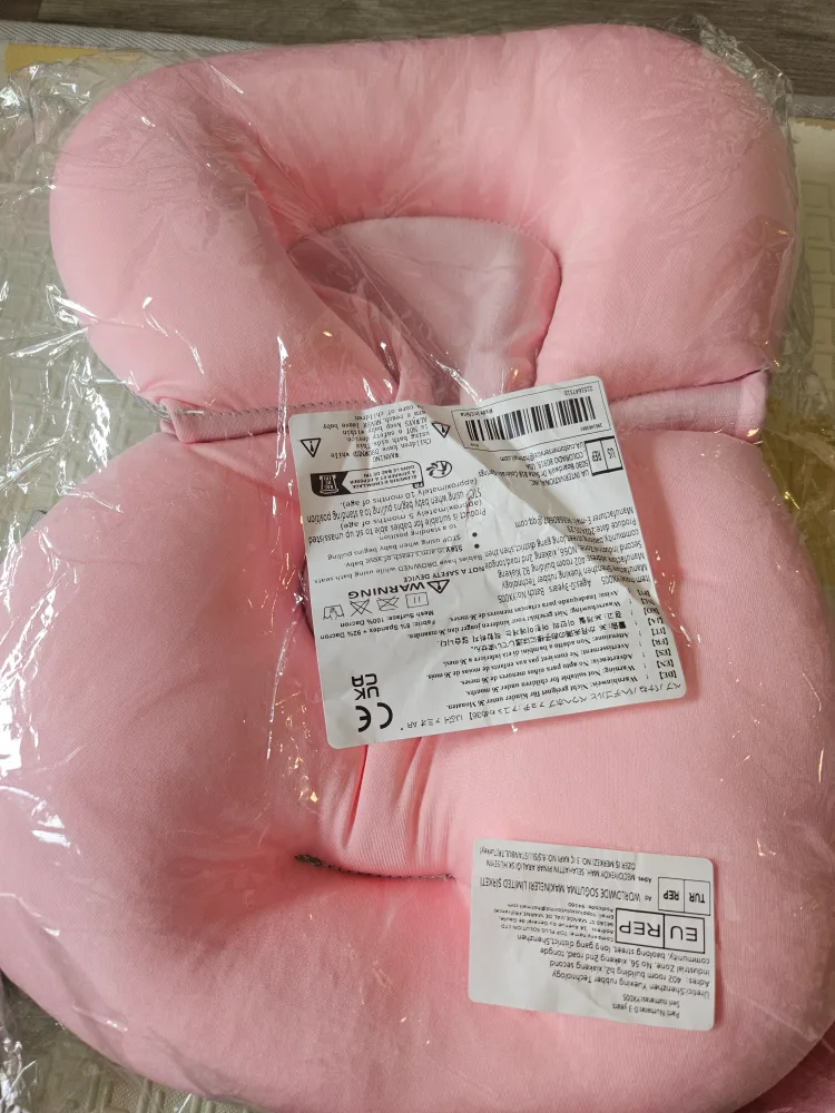 Pink Baby Bath Support Cushion image indicator(2)