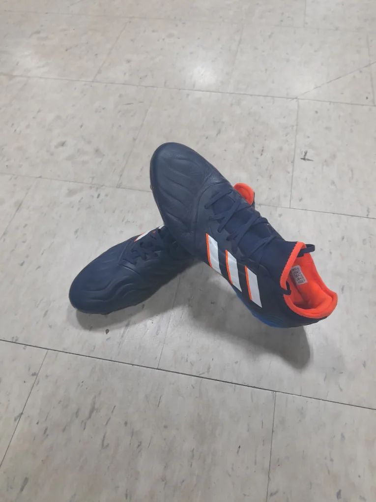Adidas Copa Soccer Cleats - Navy & Orange Size 10 thumbnail