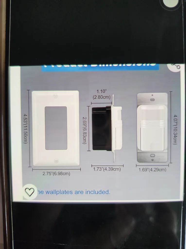 BESTTEN Motion Sensor Light Switch thumbnail