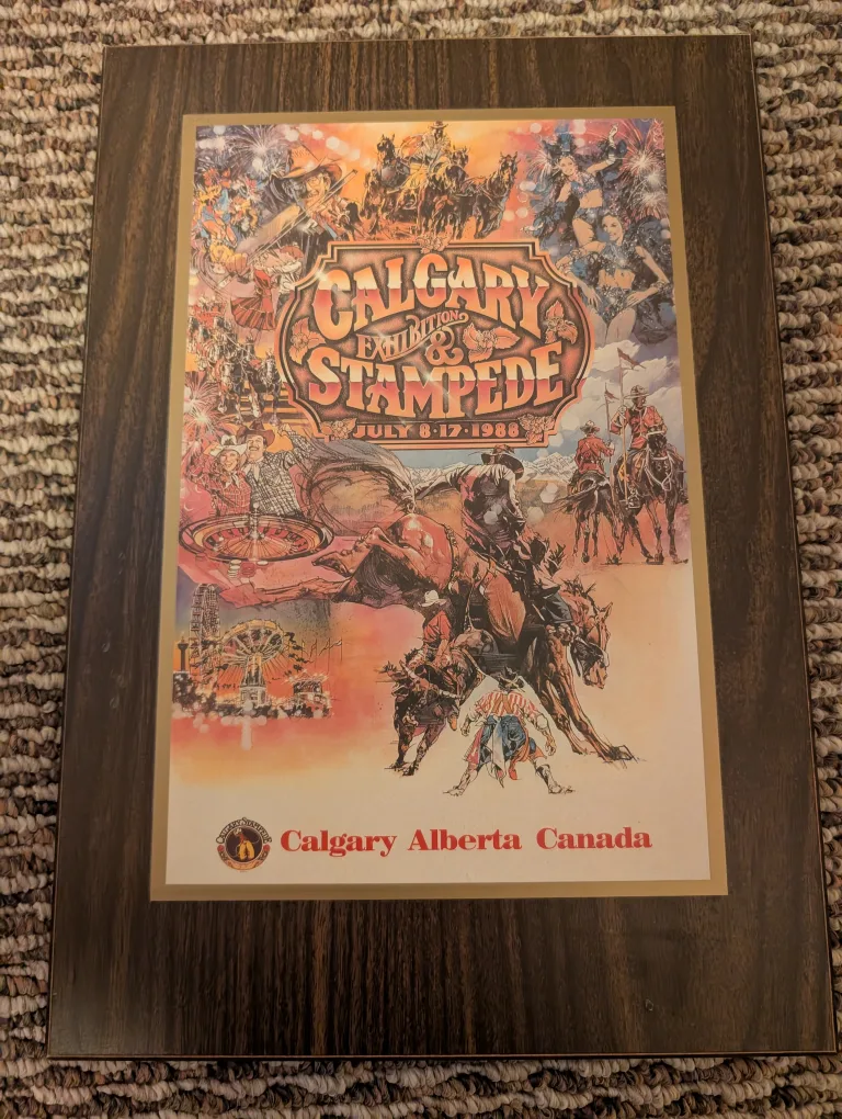 Calgary Exhibition & Stampede 1988 Framed Print thumbnail