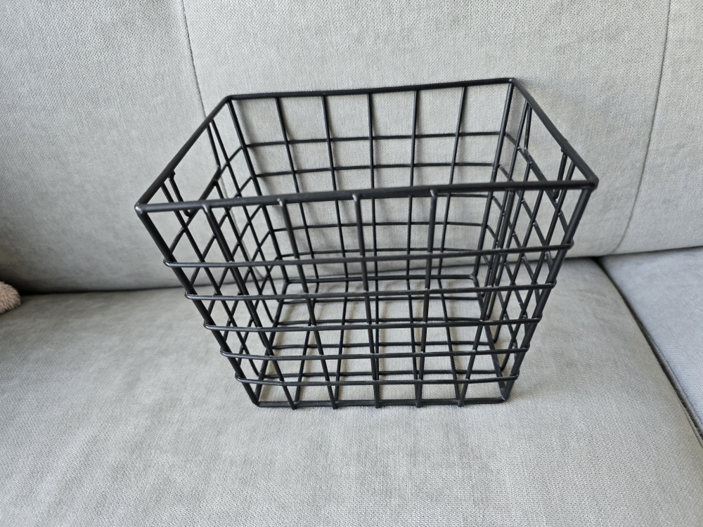 Black Wire Storage Basket