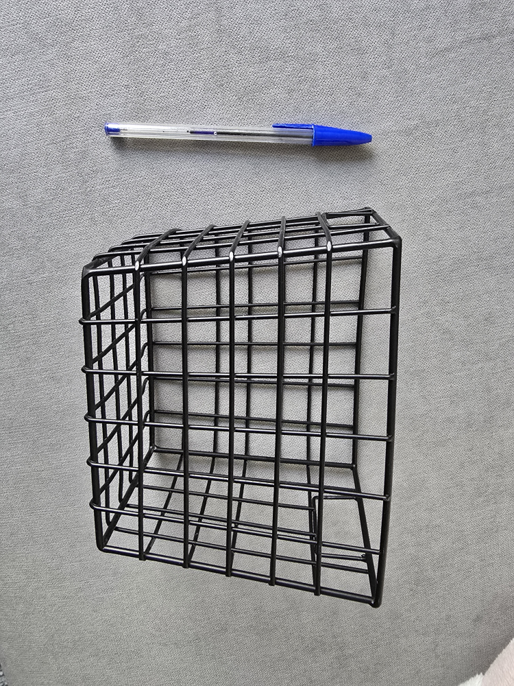 Black Wire Storage Basket - photo 3