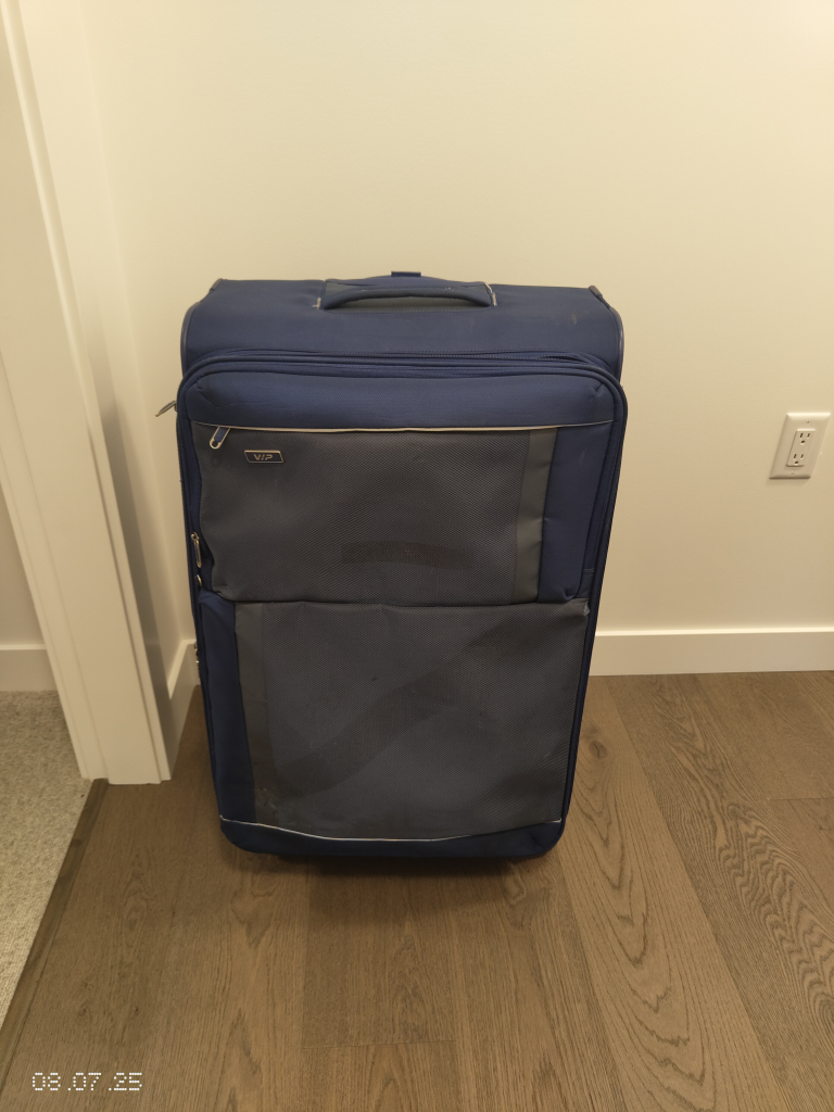 Blue Travel Suitcase for Sale