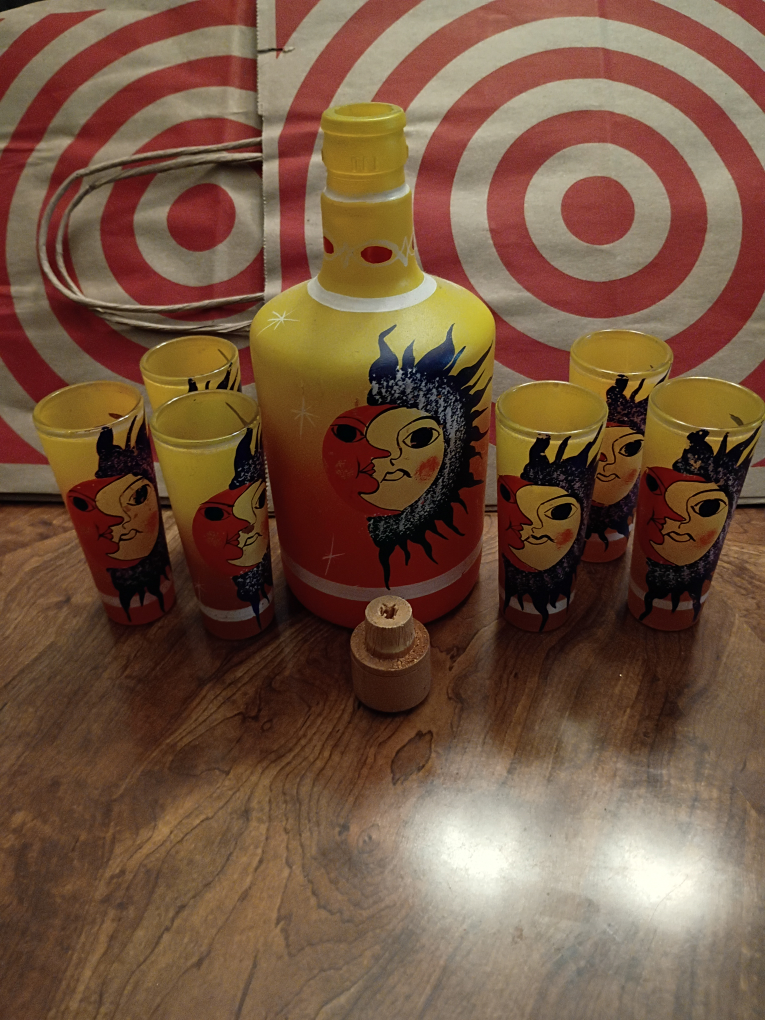 Target Sun/Moon Bottle & Shot Glass Set