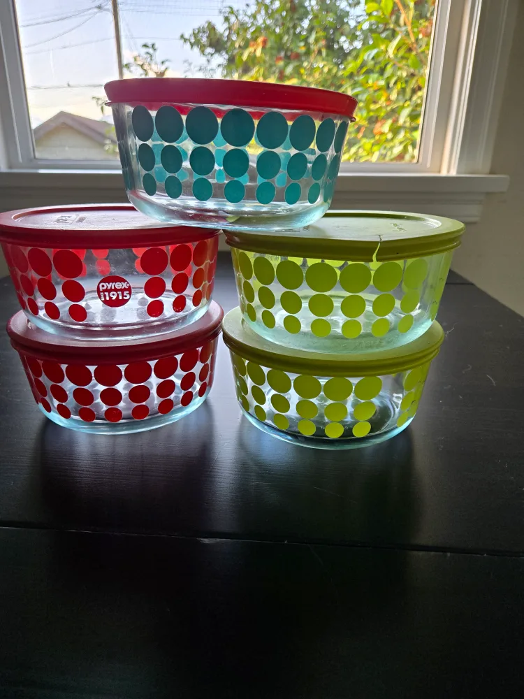 Pyrex 100th Anniversary Mixing Bowls - Set of 5 thumbnail