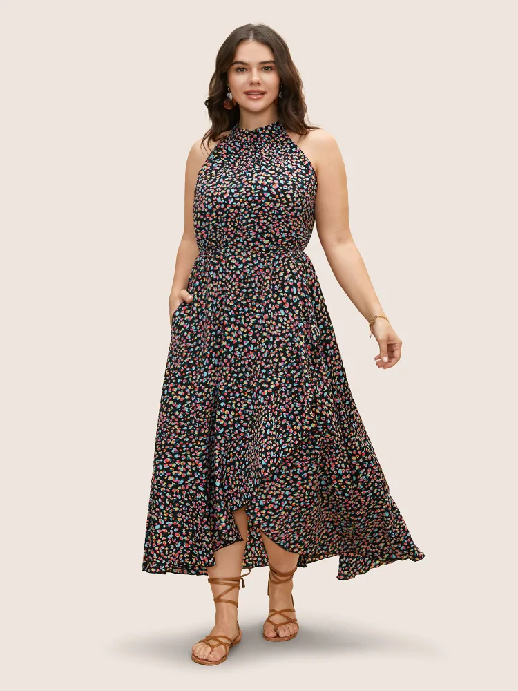 BloomChic Floral Halter Dress - US 18-20 (New) thumbnail