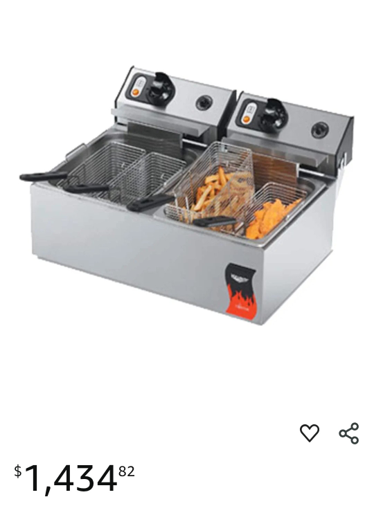 Commercial Double Deep Fryer - photo 2