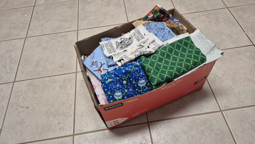 Box of Fabric Scraps thumbnail