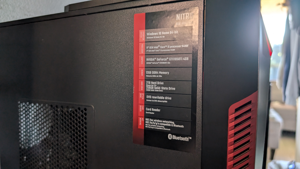 Acer Nitro N50-640 Gaming PC, price negotiable - photo 2