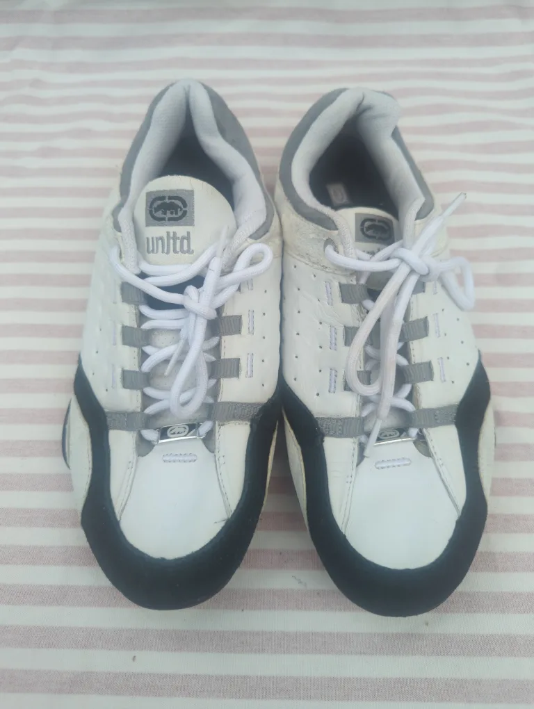 Ecko Unltd. White/Grey Sneakers - US 10 thumbnail