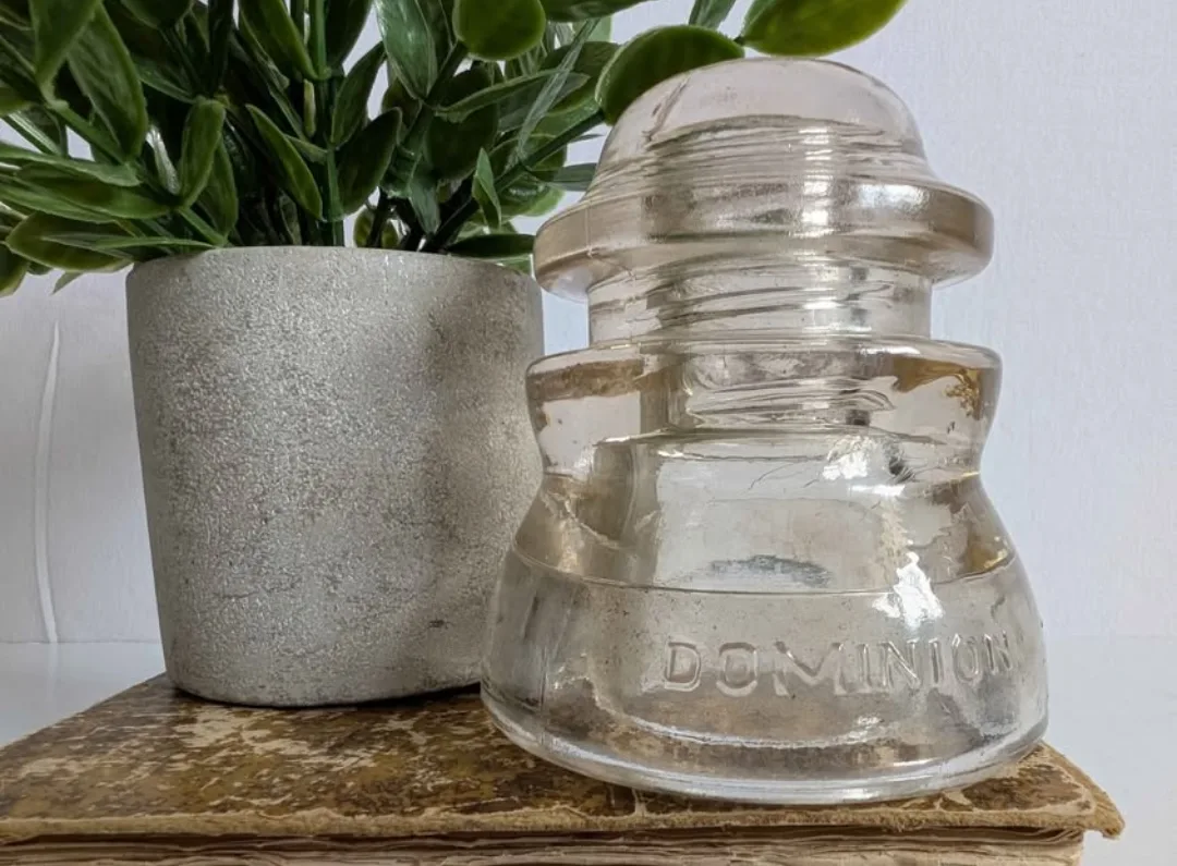 Vintage Glass Electrical Insulator image indicator(7)