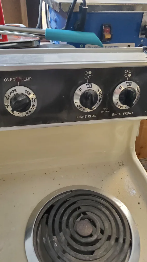 Vintage General Electric Range/Oven image indicator(4)