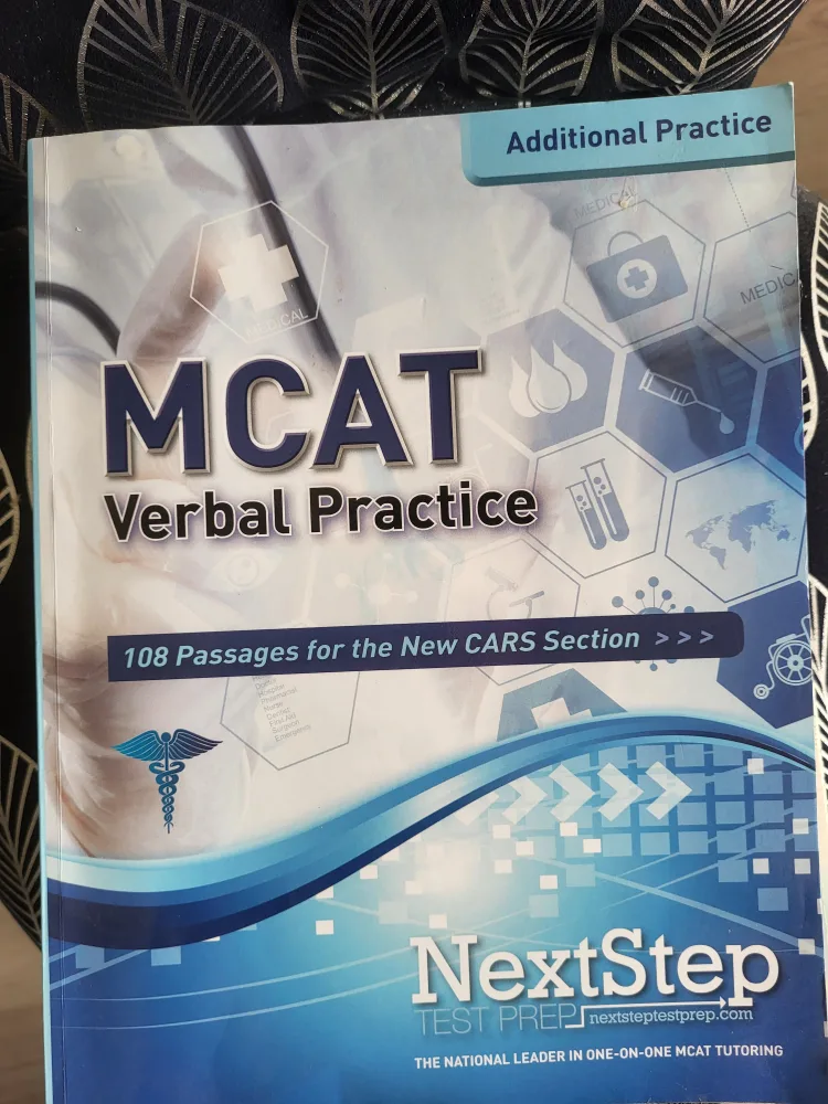 MCAT Verbal Practice Book - NextStep Test Prep thumbnail