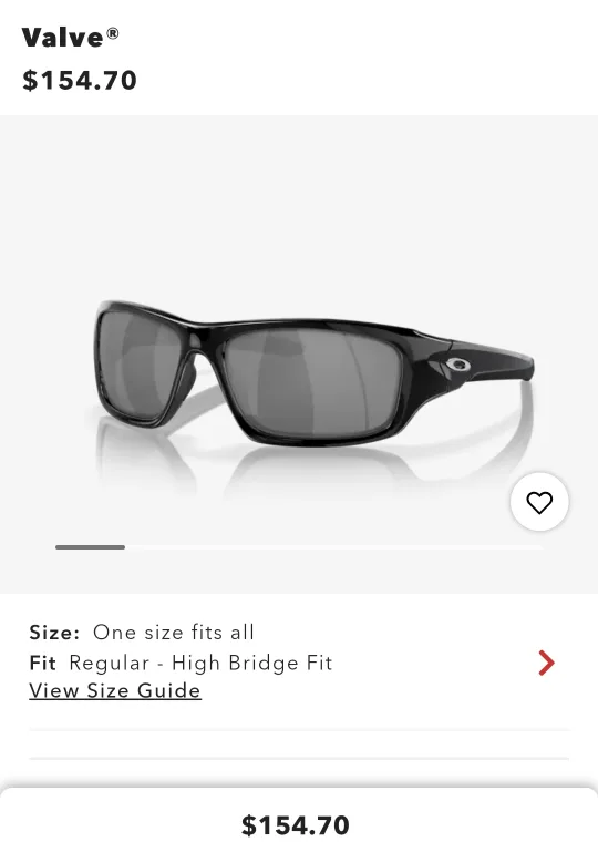 Brand New- Oakley Valve Sunglasses - Black thumbnail