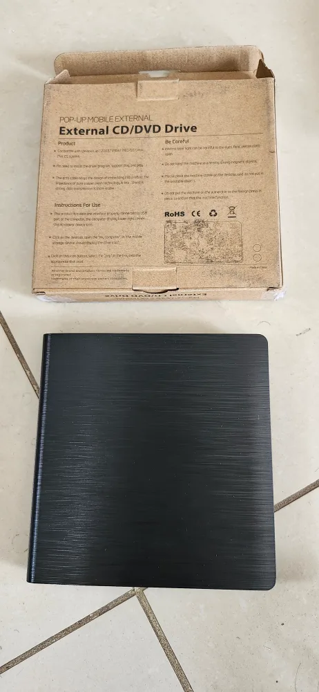 Ziweo External DVD Drive - Upgrade Black thumbnail