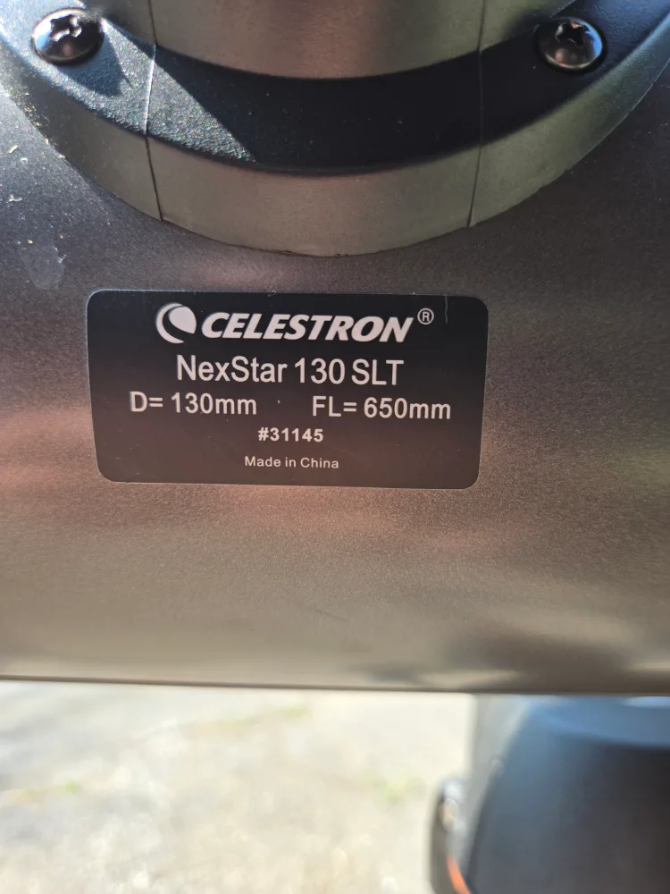 Celestron NexStar 130 SLT Telescope image indicator(2)
