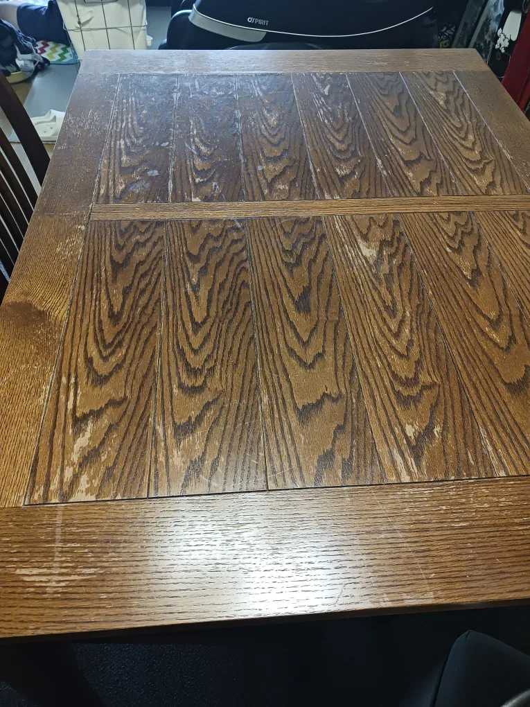 Wooden Dining Table & 4 Chairs thumbnail