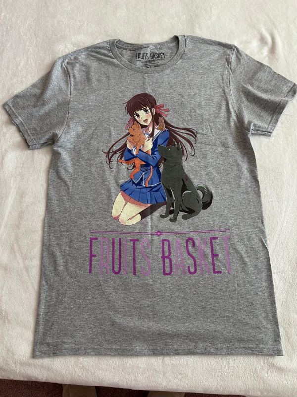 Fruits Basket Grey Graphic Tee