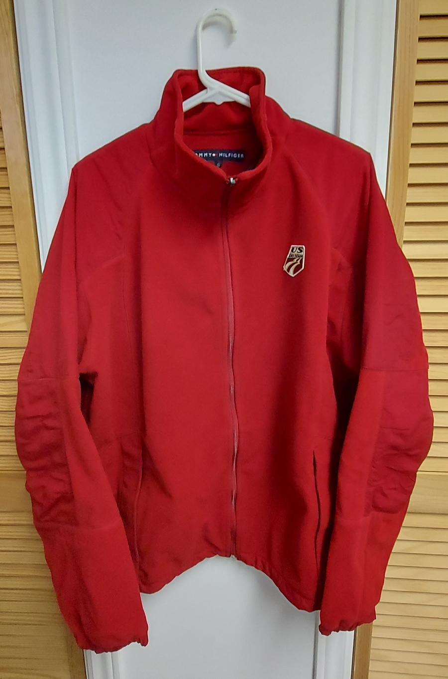 Tommy Hilfiger US Ski Team Red Fleece Jacket - Size XL - photo 3