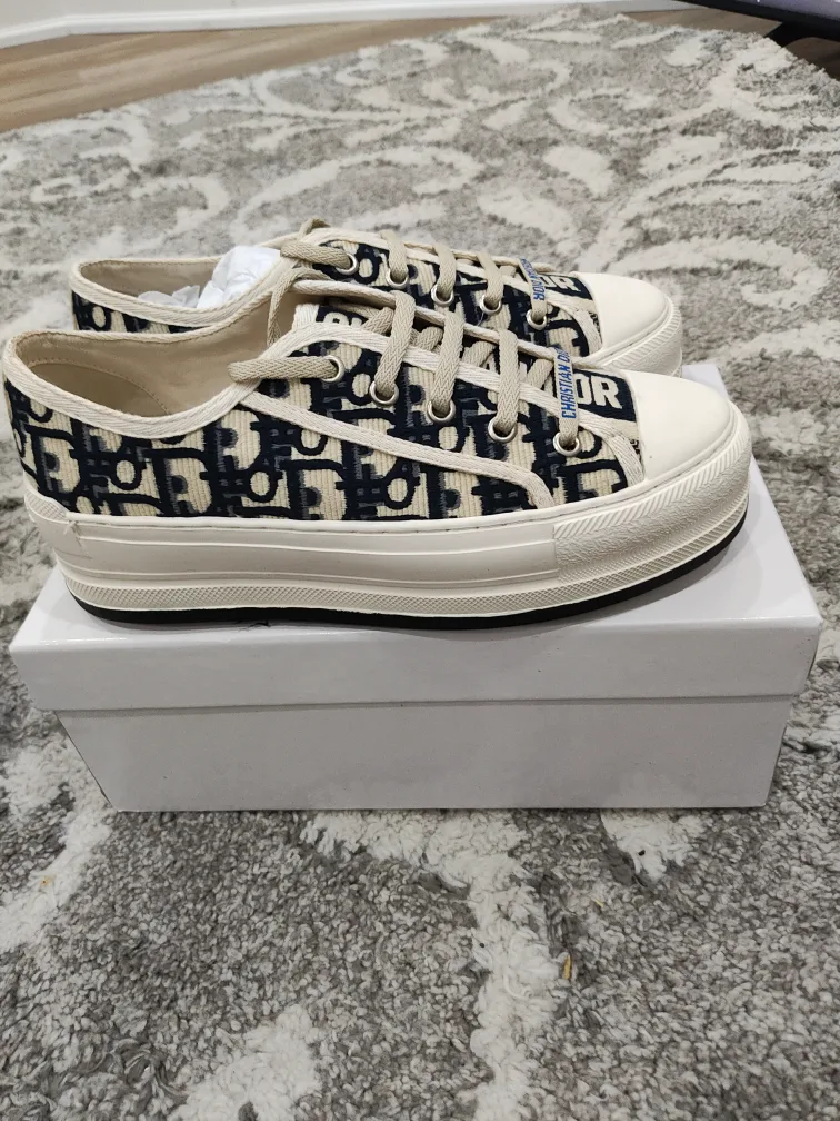 Dior Oblique Platform Sneakers thumbnail