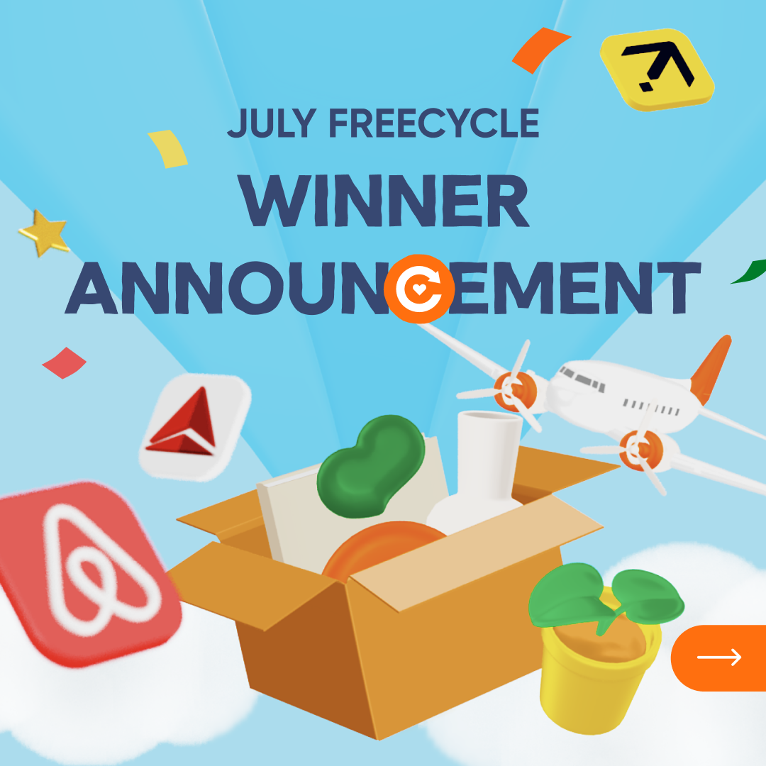 July Freecycle Winner Announcement 📣
