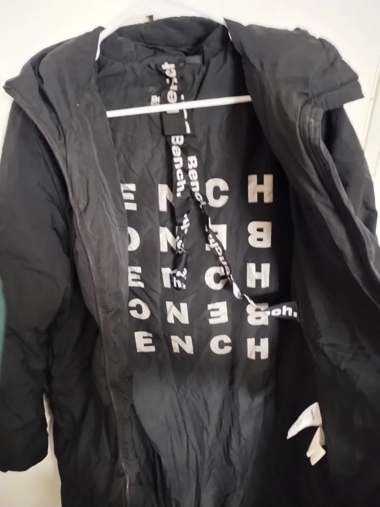 Bench. Black Long Puffer Coat image indicator(2)