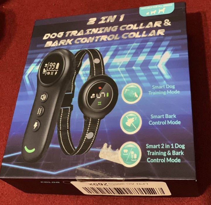 2 in 1 Dog Training & Bark Control Collar