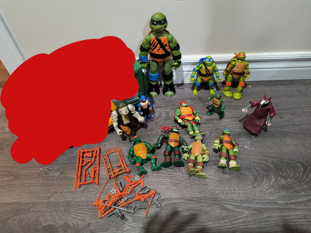 Teenage Mutant Ninja Turtles Toy Lot