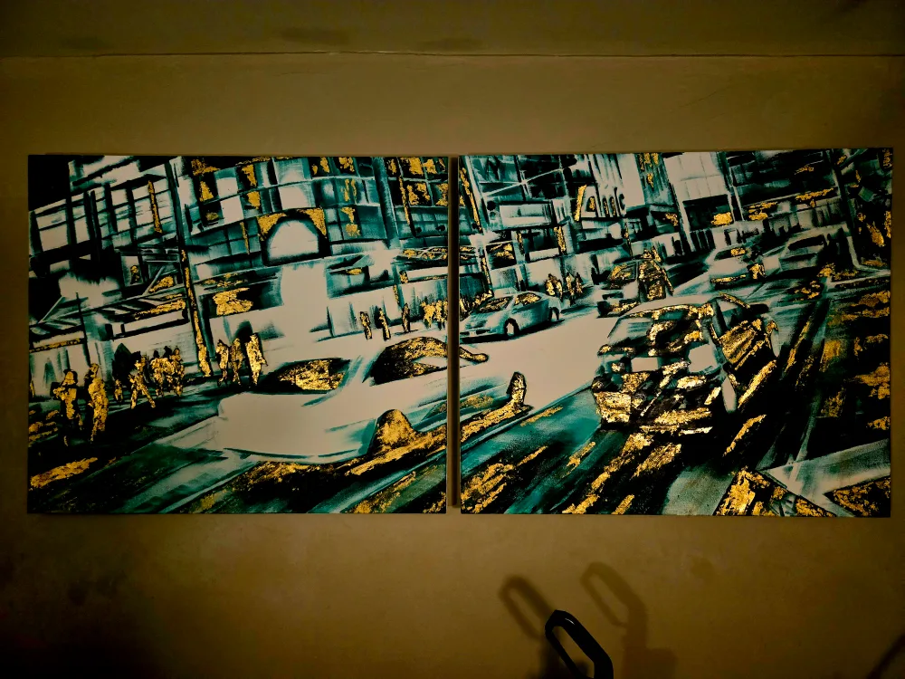 Oil Painting Yonge and Dundas 2016 thumbnail