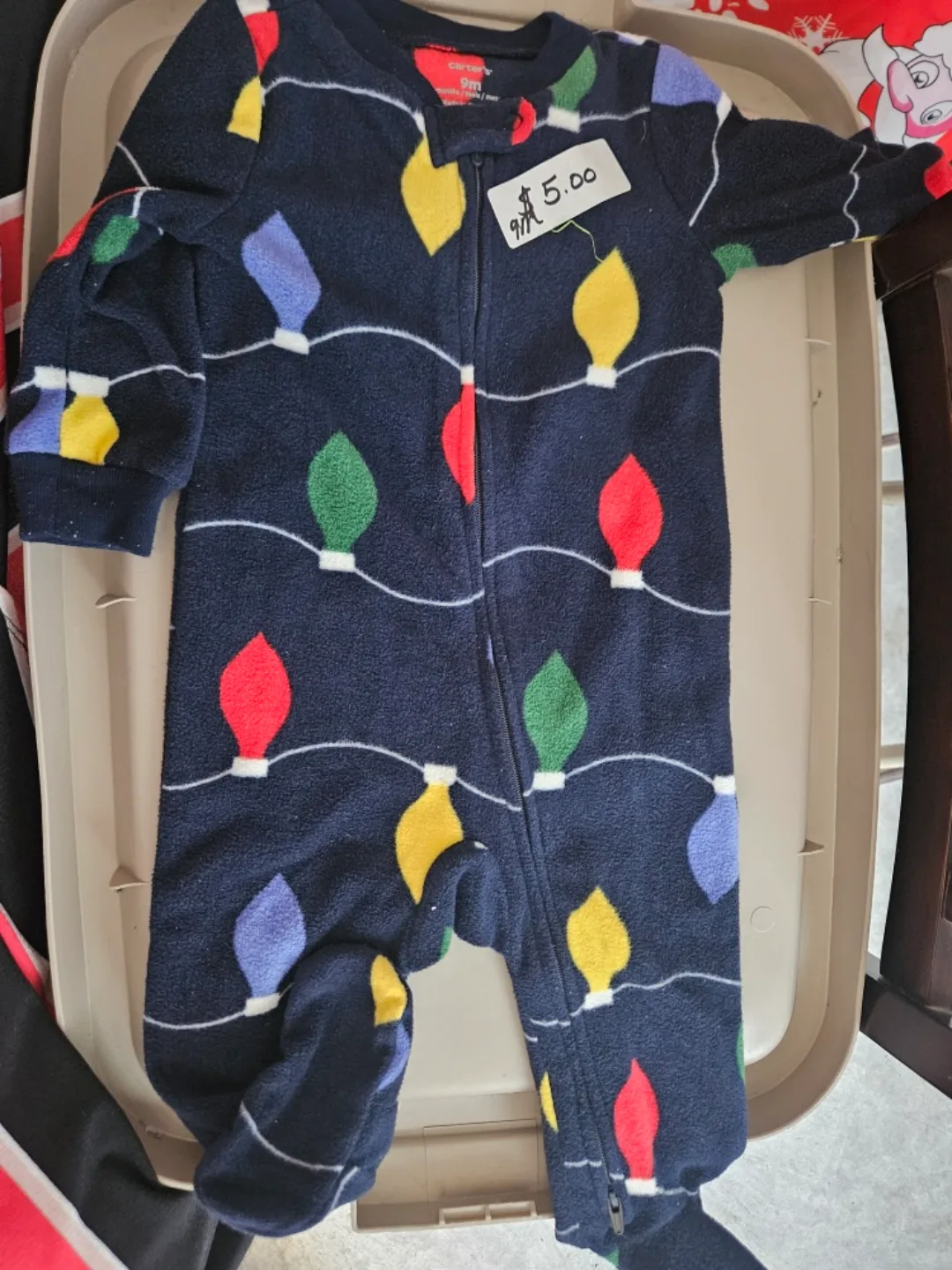 Carter's 9M Christmas Lights Sleeper thumbnail