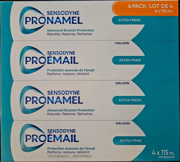 4 New Sensodyne Pronamel Extra Fresh Toothpaste 115ml thumbnail