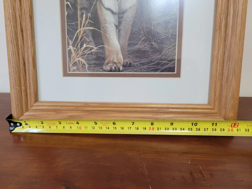 Tiger Print in Oak Frame image indicator(4)