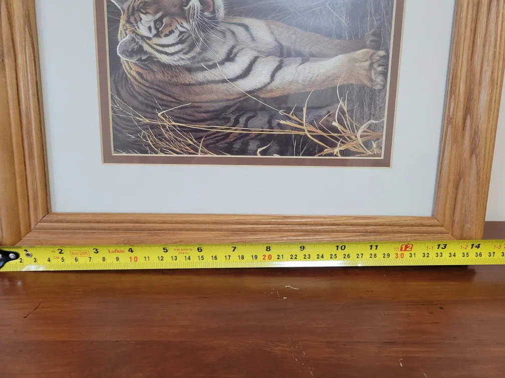 Tiger Print in Oak Frame image indicator(5)