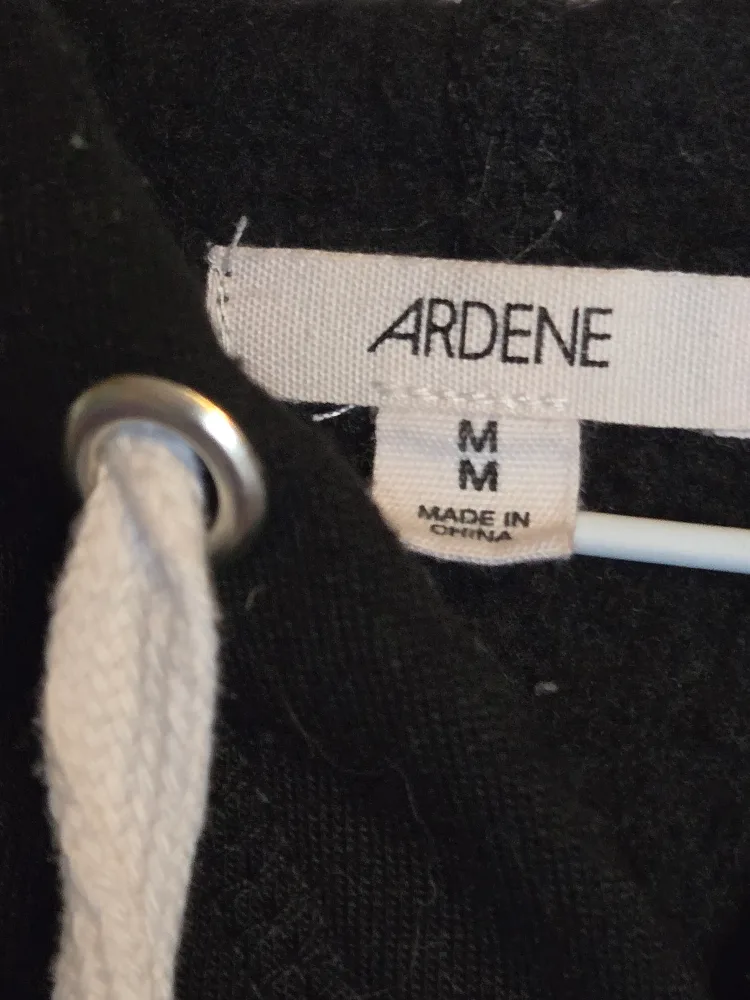 Black Pull-over Graphic Print Hoodie image indicator(4)