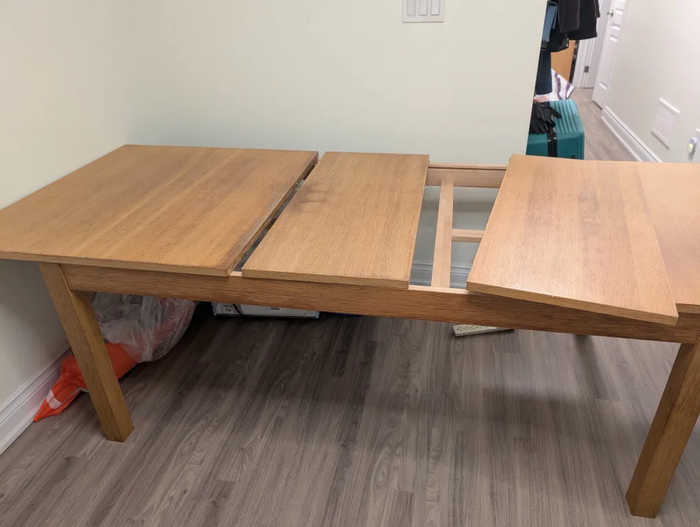 Extendable Wooden Dining Table thumbnail