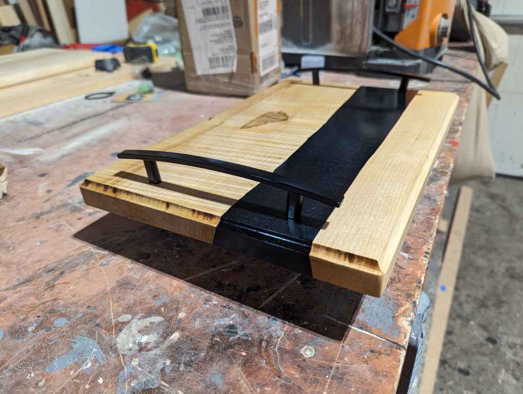 Handmade Wooden Serving Tray - photo 4