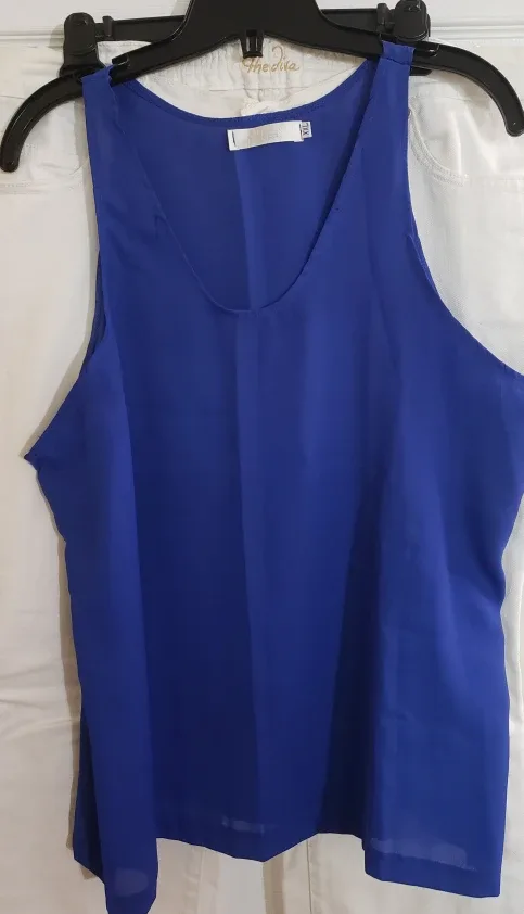 🇨🇦DENIMITE Blue Tank Top - XXL thumbnail