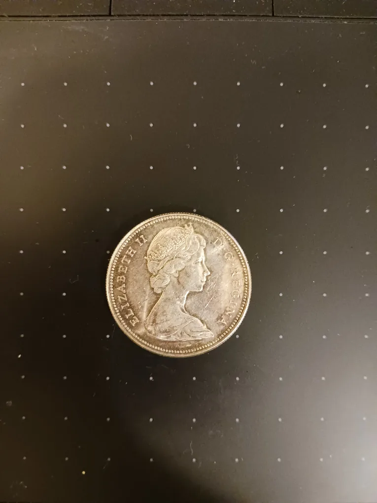 1967 Canadian Silver Dollar Coin thumbnail