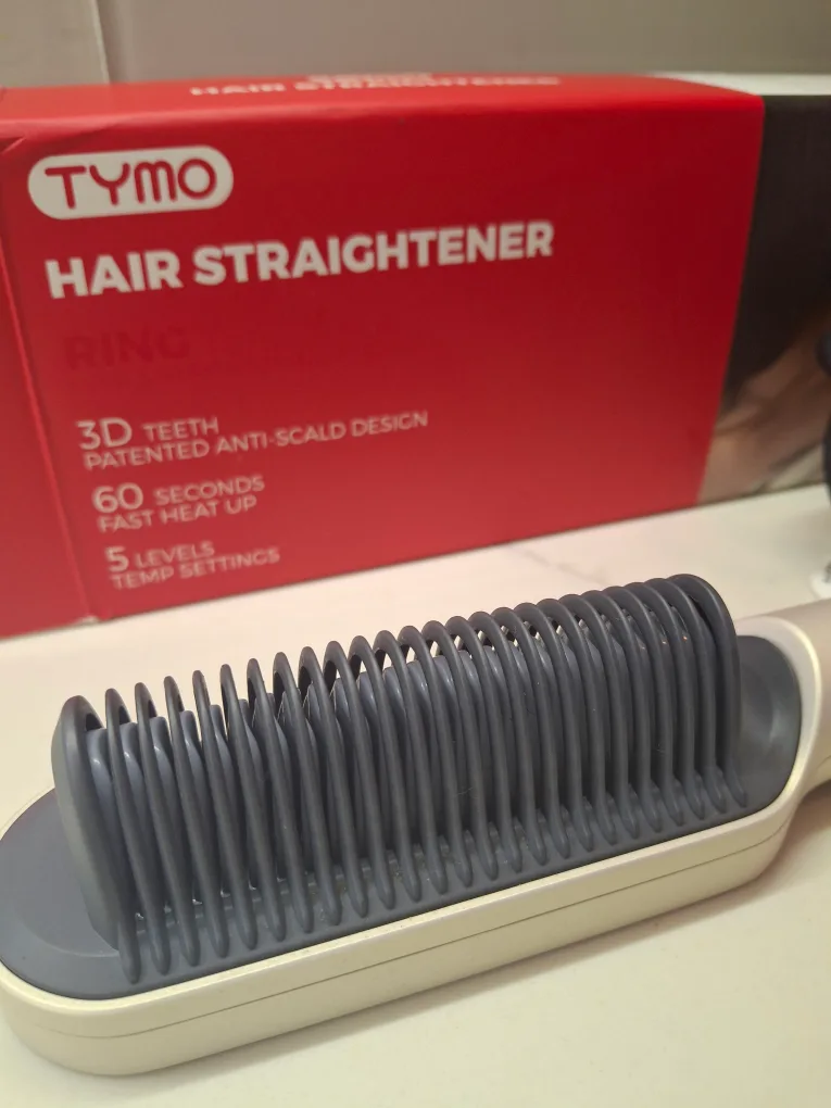 TYMO Hair Straightener Brush - Like New! image indicator(2)