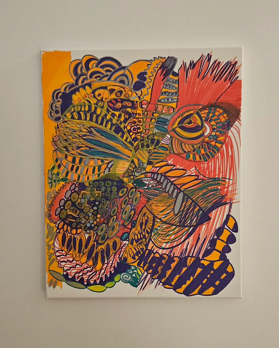 Original Abstract Art on Canvas thumbnail
