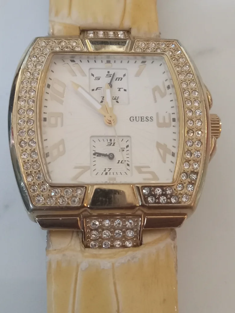 Guess Women's Watch with Rhinestones - Gold Tone thumbnail