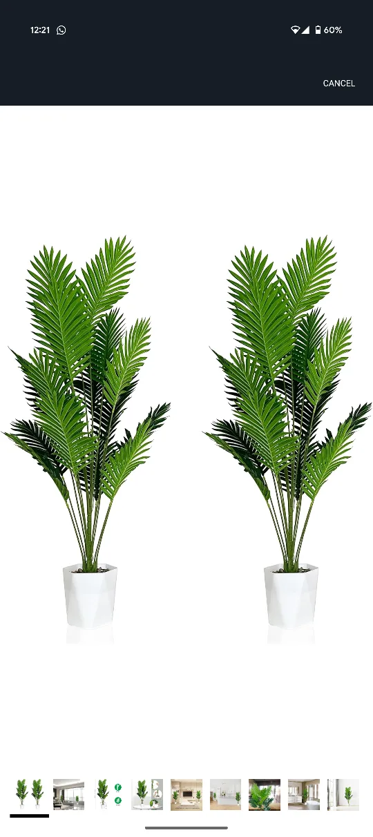 Artificial Palm Tree - 4.27 feet tall thumbnail