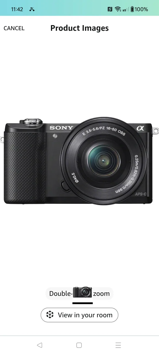 Sony Alpha a5000 Mirrorless Digital Camera thumbnail