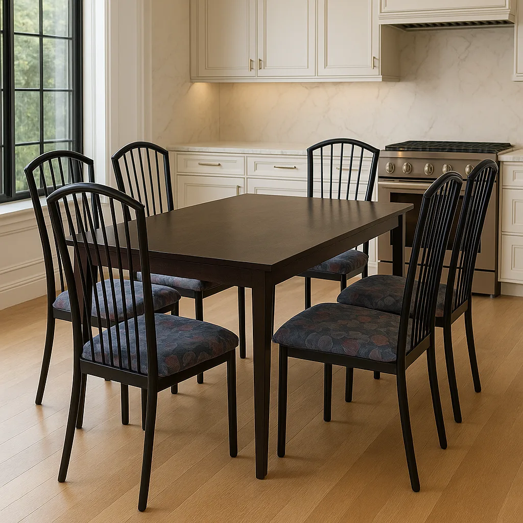 Dining Table with 6 Chairs - priced for quick sale! thumbnail
