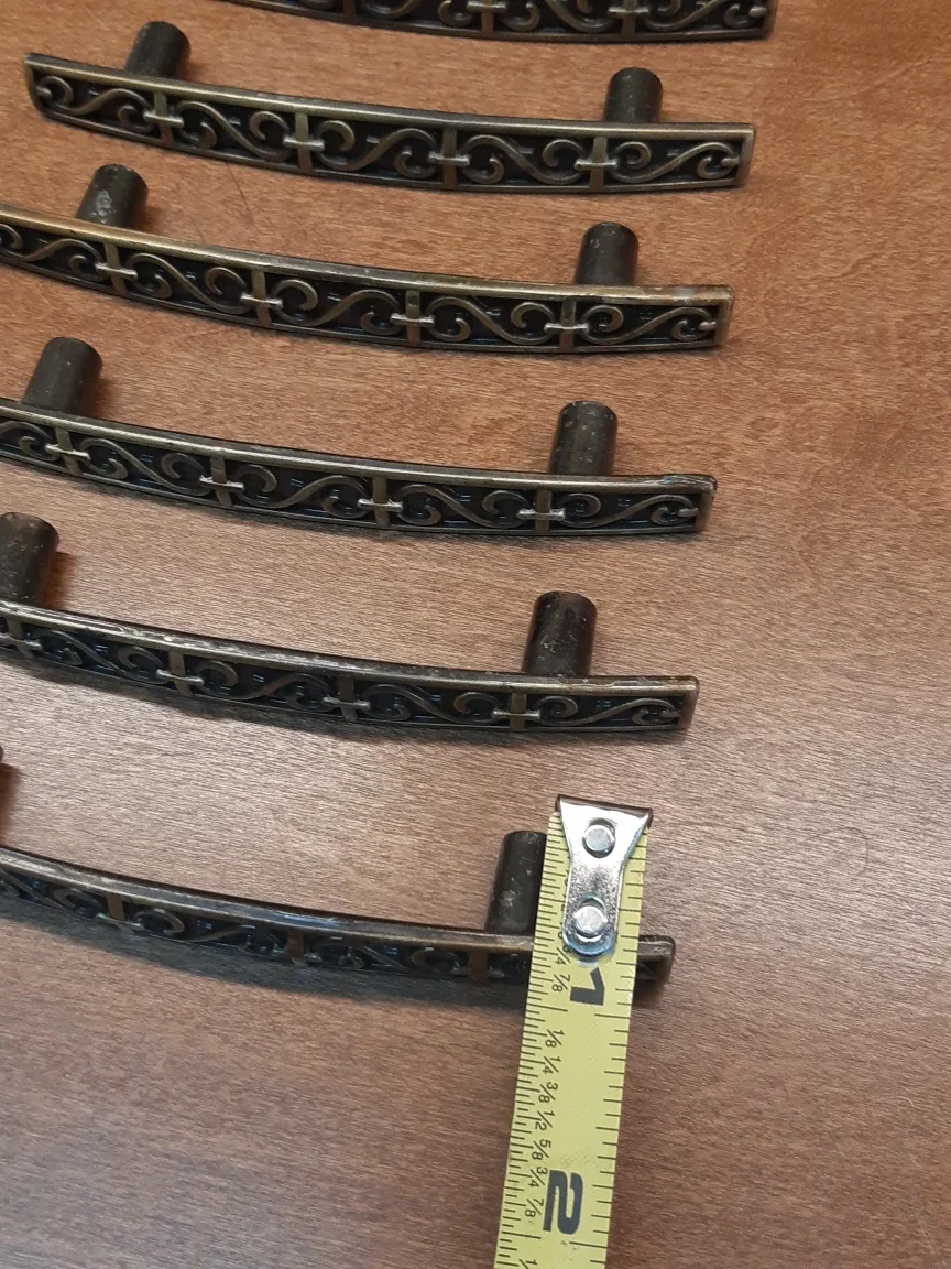 Antique Bronze Cabinet Pulls - Set of 6 image indicator(6)